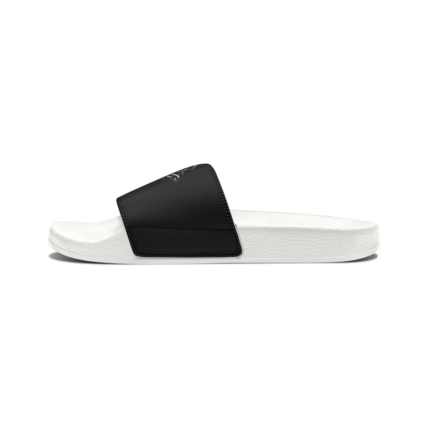 Love Vague Heart Graphic Slide Sandals — Women's Removable-Strap Pool Slides
