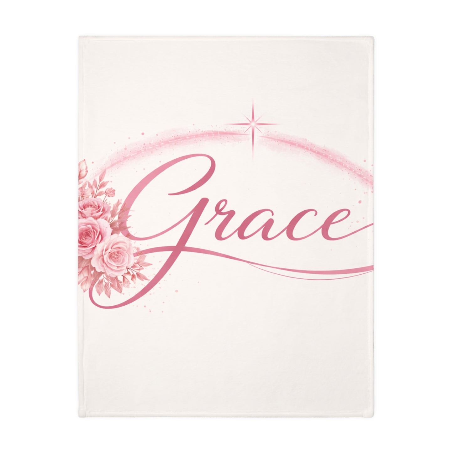 Grace Microfiber Blanket —  Throw with 'God Still Gives You Grace' Design