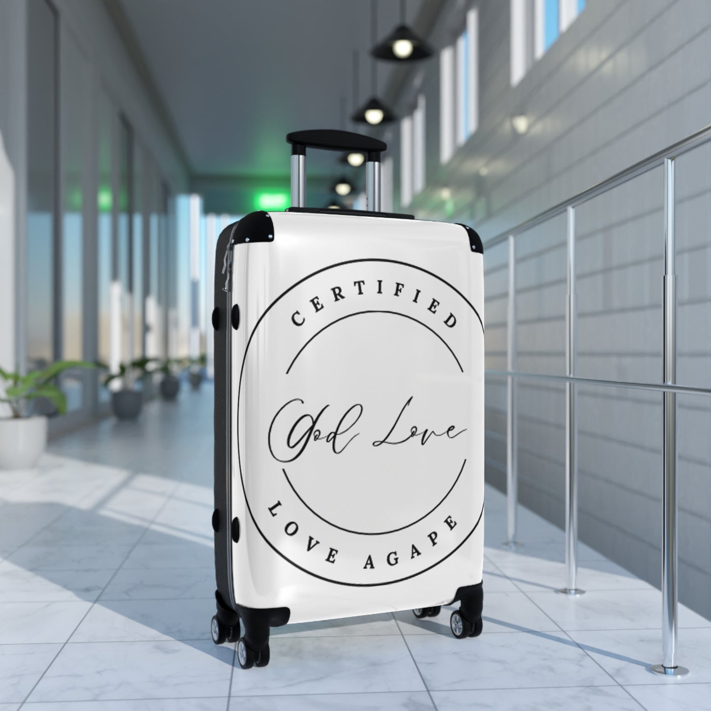 Certified Self Love Suitcase — 'God Love' Inspirational Carry-On