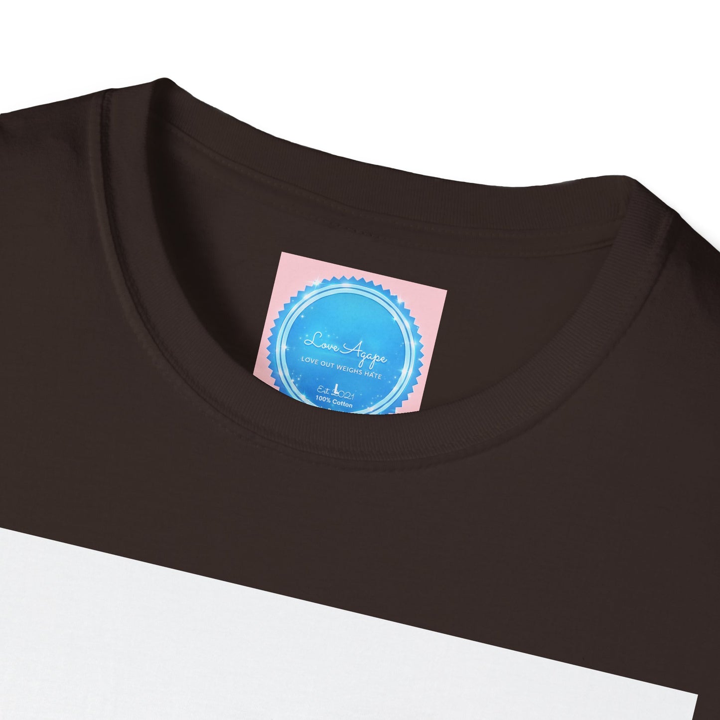 Growth & Development Tee — "God Love" Inspirational Christian Faith Shirt