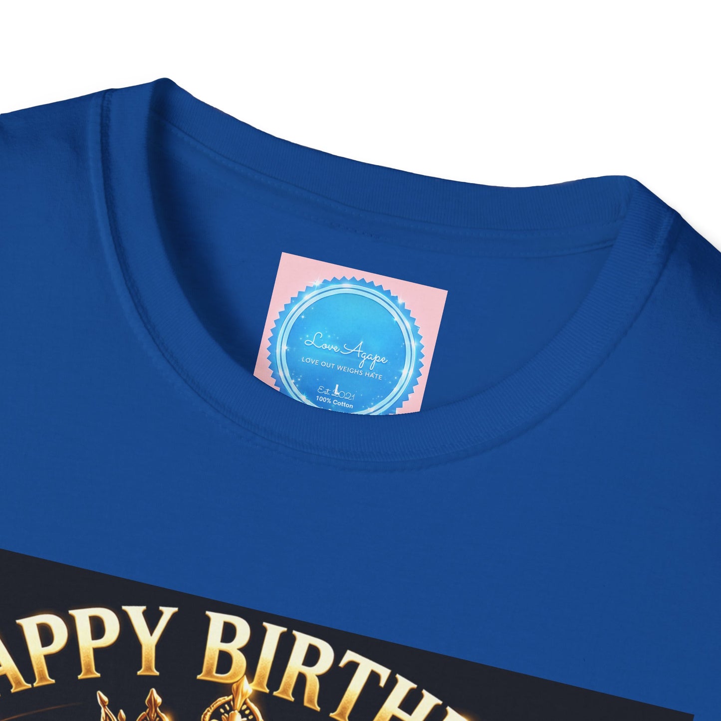 Happy Birthday to My King T-Shirt – Royal Crown & Unstoppable Tribute Tee