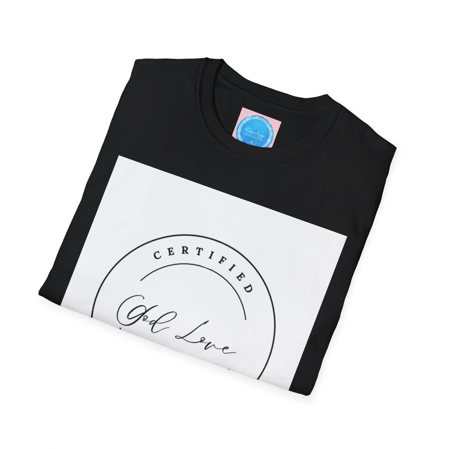 Growth & Development Tee — "God Love" Inspirational Christian Faith Shirt
