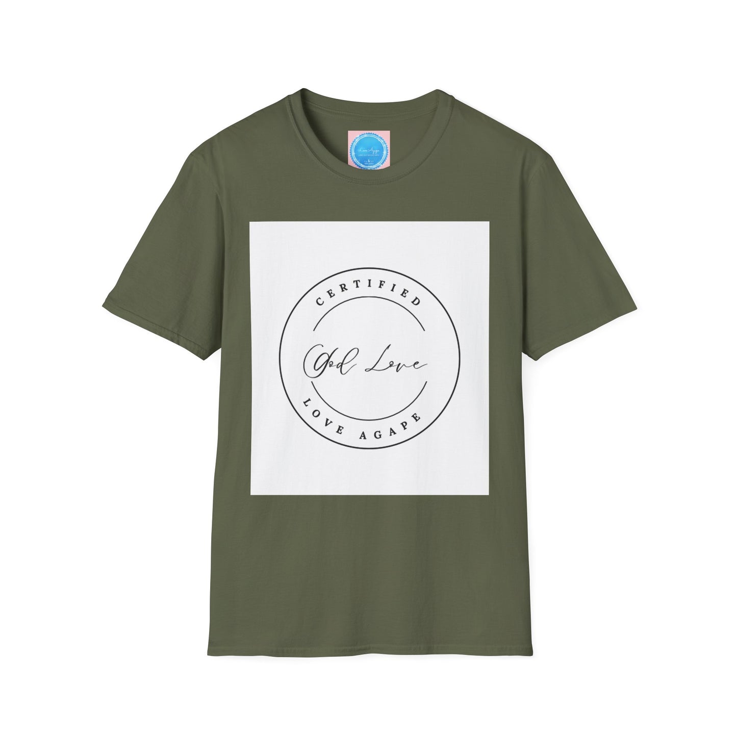 Growth & Development Tee — "God Love" Inspirational Christian Faith Shirt