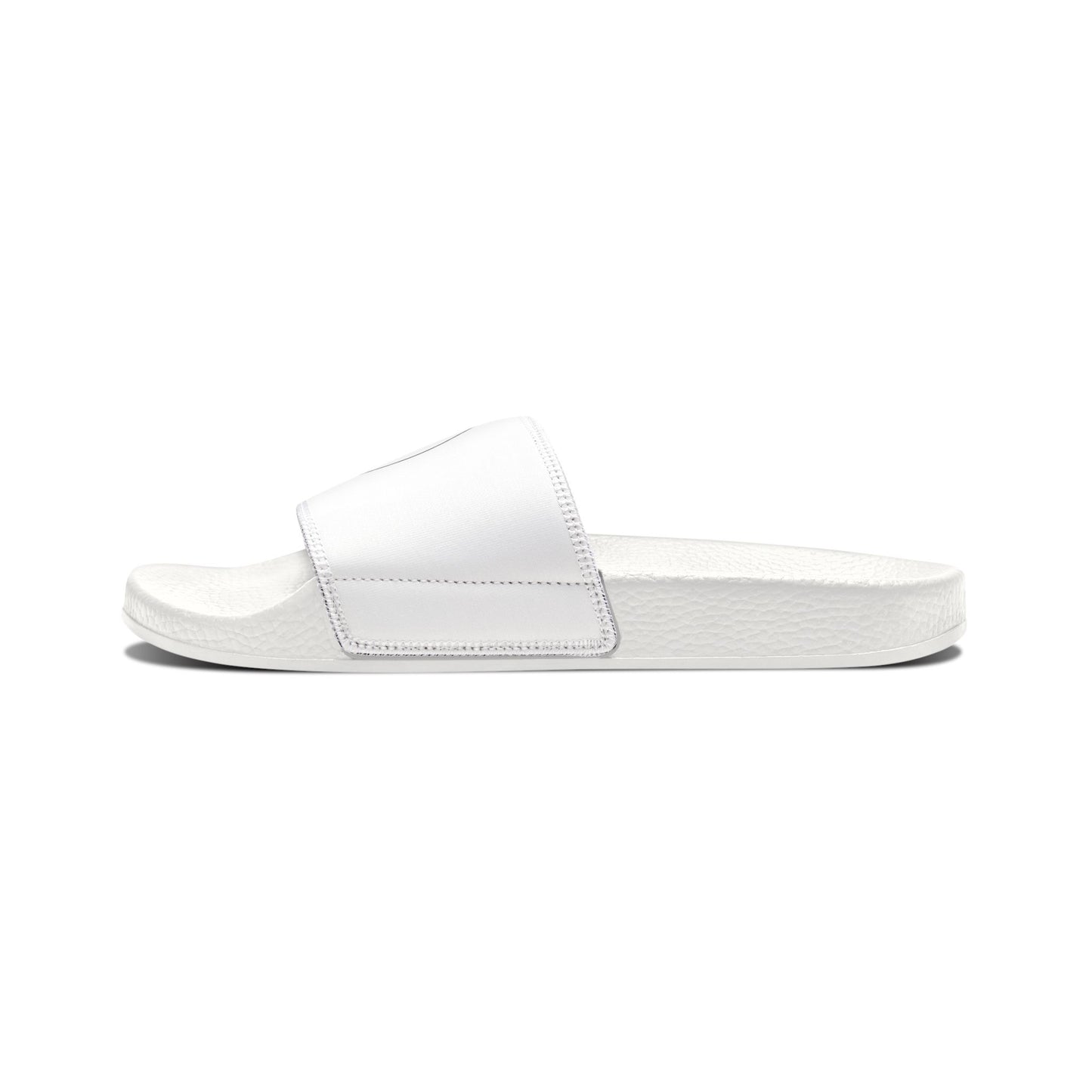 Women's White Slide Sandals — Removable Strap Casual Pool & Beach Slides