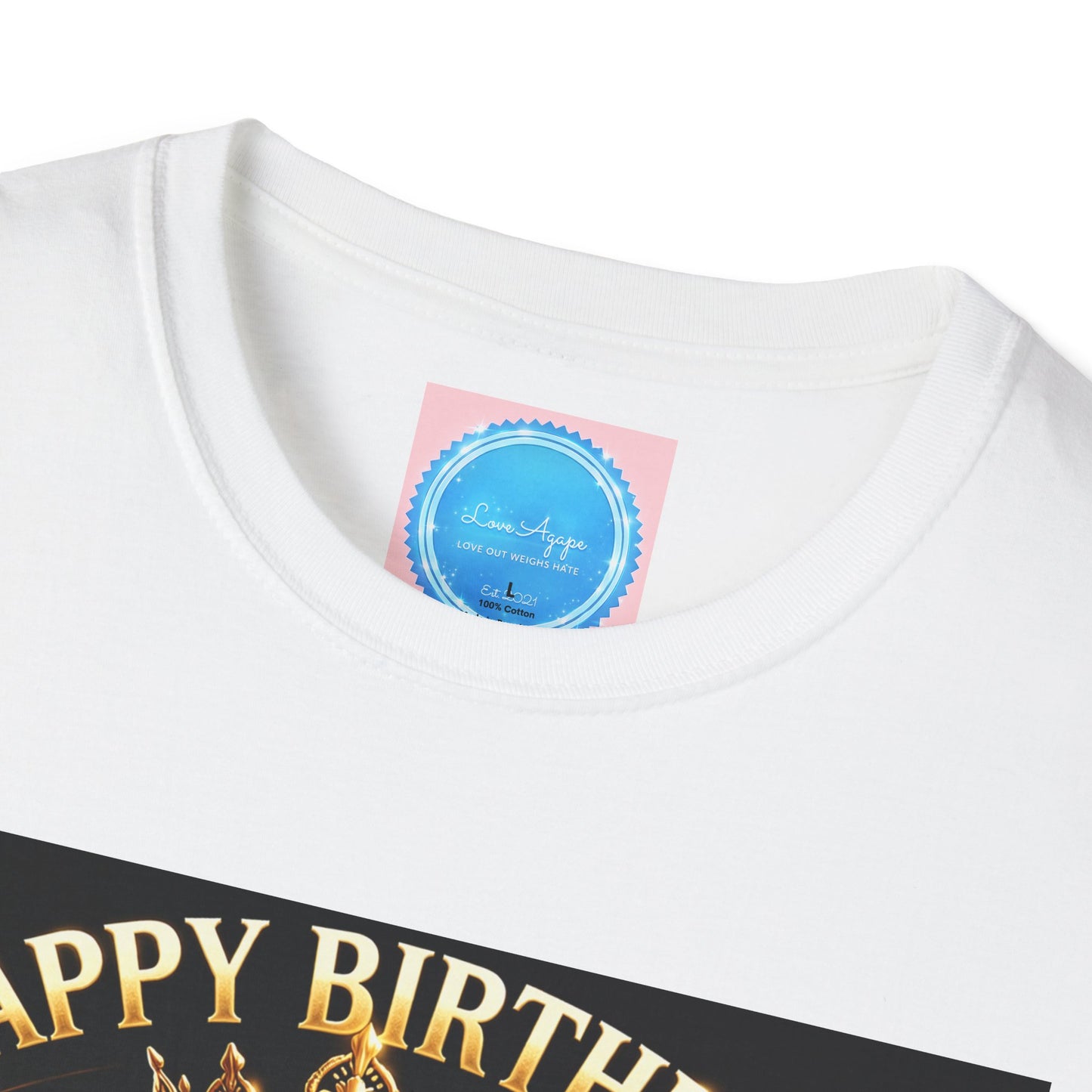 Happy Birthday to My King T-Shirt – Royal Crown & Unstoppable Tribute Tee