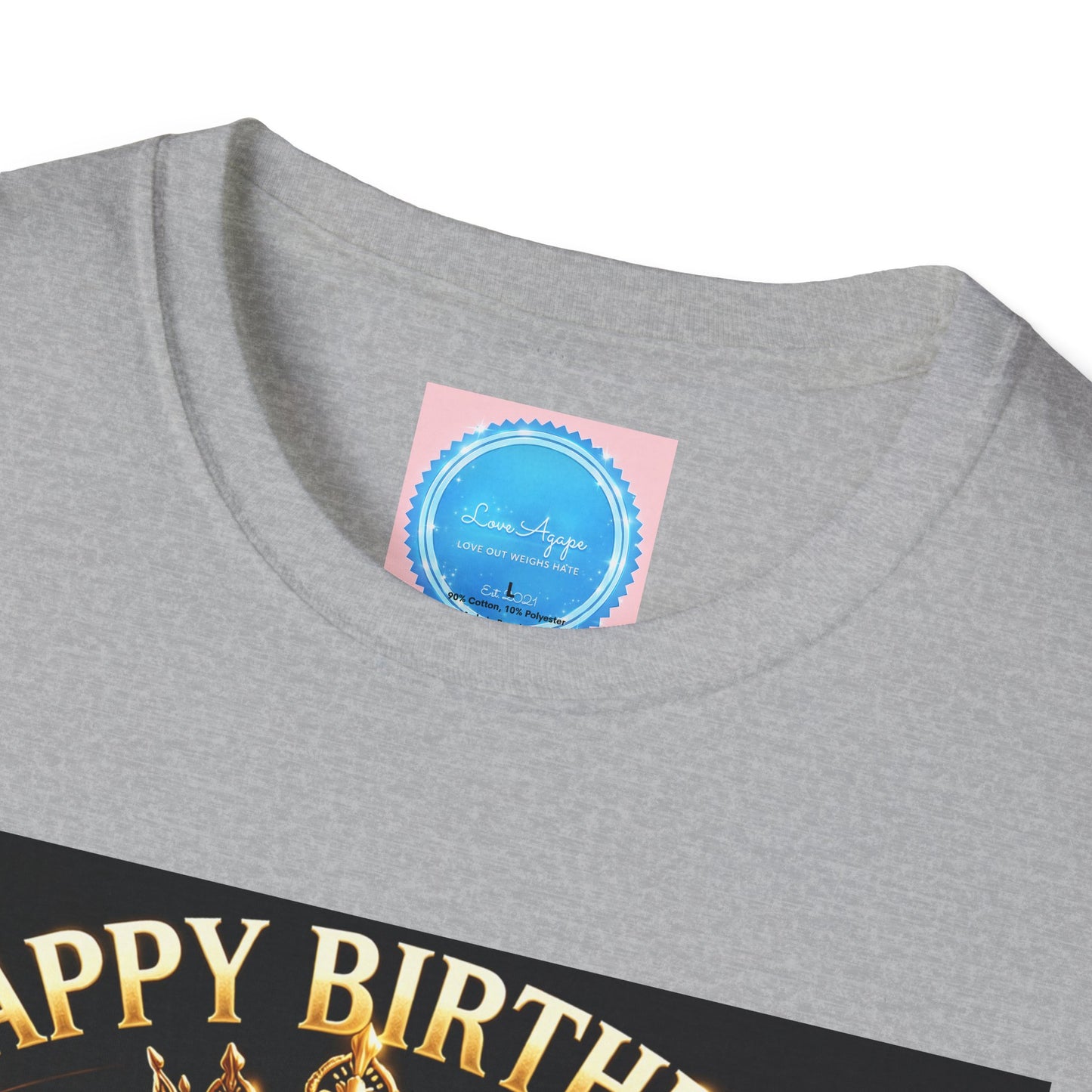 Happy Birthday to My King T-Shirt – Royal Crown & Unstoppable Tribute Tee