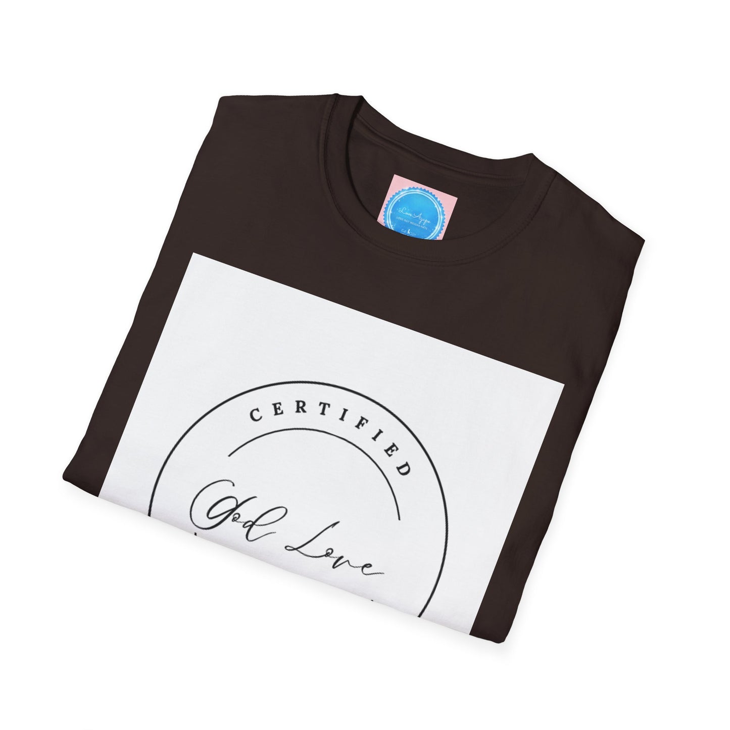 Growth & Development Tee — "God Love" Inspirational Christian Faith Shirt