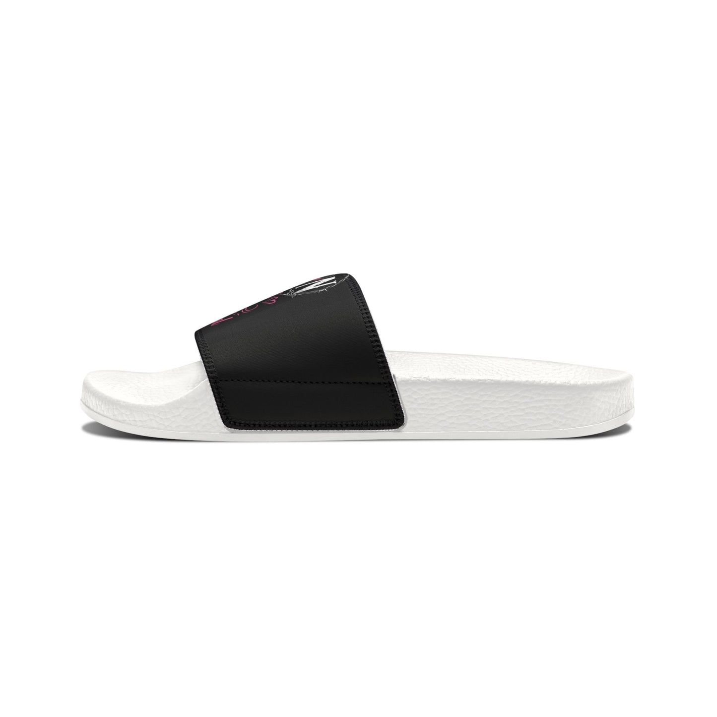 Women’s Removable-Strap Slides — ‘Prison Wife’  loyalty Graphic Sandals