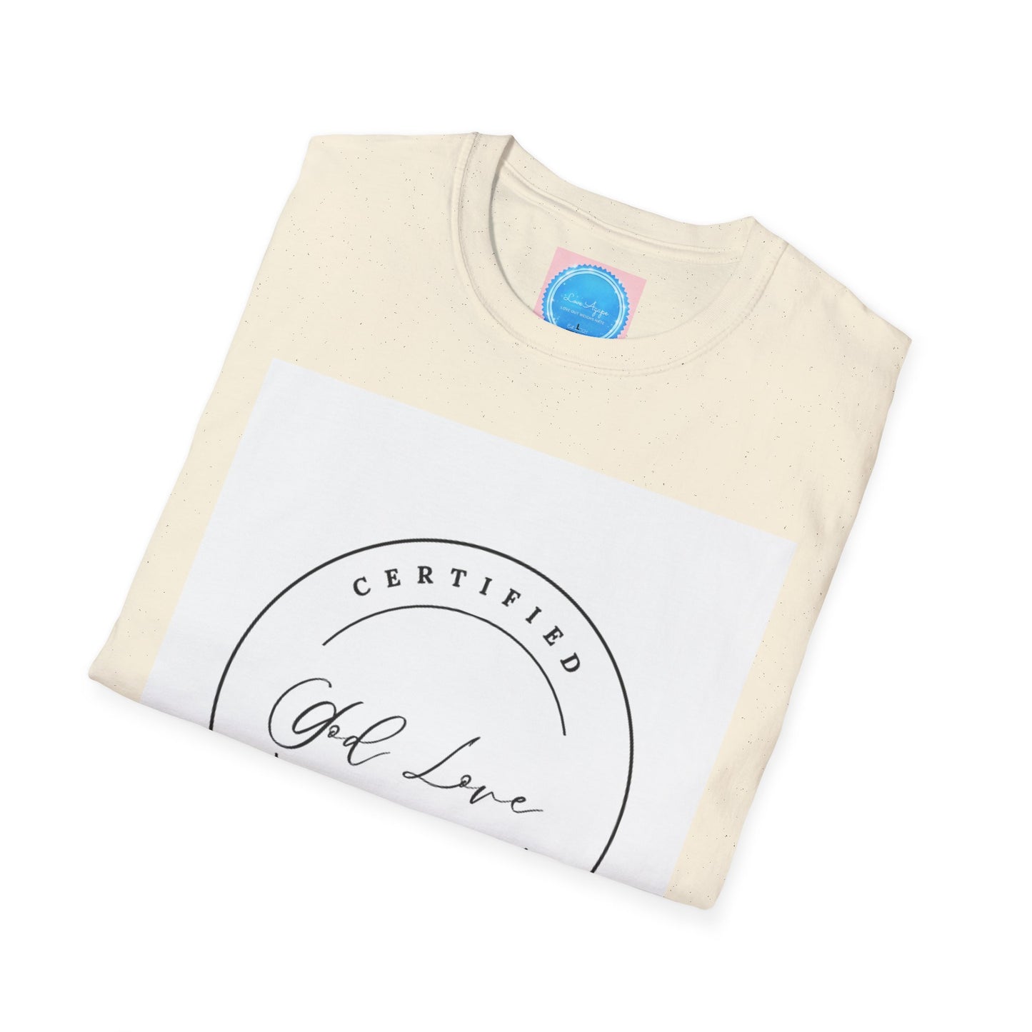 Growth & Development Tee — "God Love" Inspirational Christian Faith Shirt