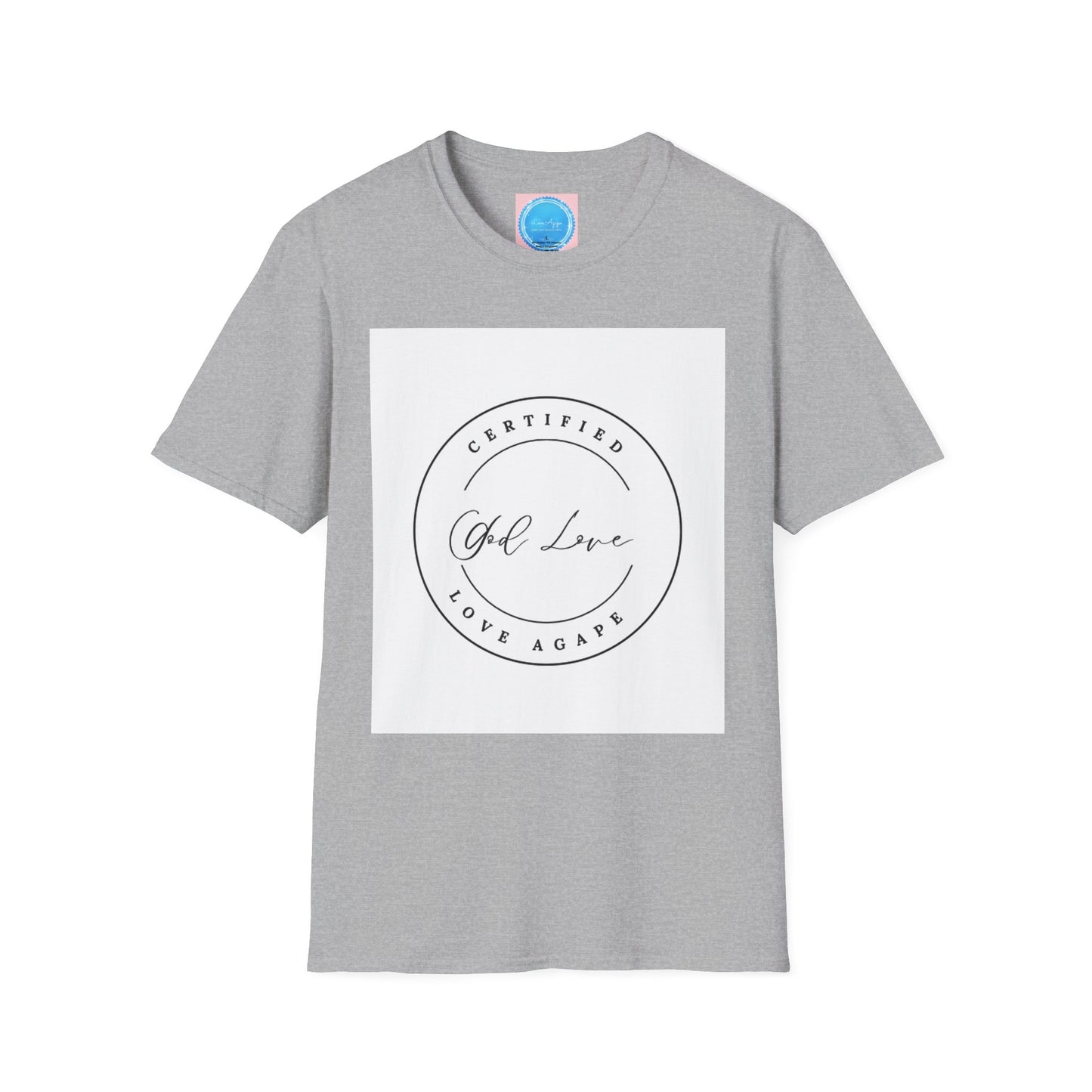 Growth & Development Tee — "God Love" Inspirational Christian Faith Shirt